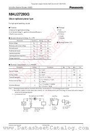 MAU27280G datasheet pdf Panasonic