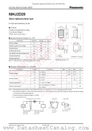 MAU2D29 datasheet pdf Panasonic