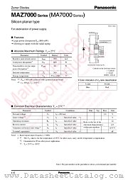 MAZ71800B datasheet pdf Panasonic