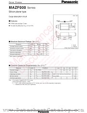 MAZF062 datasheet pdf Panasonic