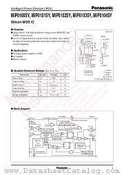 MIP0100SY datasheet pdf Panasonic