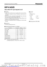 MIP4140MD datasheet pdf Panasonic