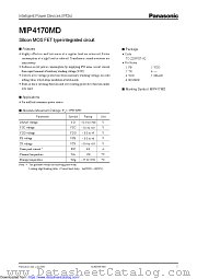 MIP4170MD datasheet pdf Panasonic
