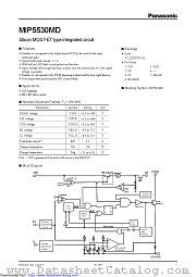 MIP5530MD datasheet pdf Panasonic