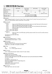 MN101EF46R datasheet pdf Panasonic