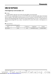 MN101EF69D datasheet pdf Panasonic