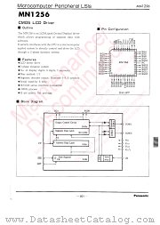 MN1256 datasheet pdf Panasonic