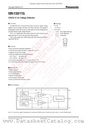 MN13811S datasheet pdf Panasonic