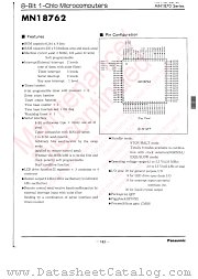 MN18762 datasheet pdf Panasonic