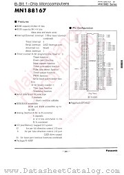 MN188167 datasheet pdf Panasonic
