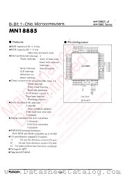 MN18885 datasheet pdf Panasonic