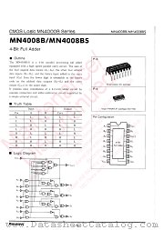 MN4008BS datasheet pdf Panasonic