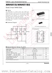 MN4011BS datasheet pdf Panasonic