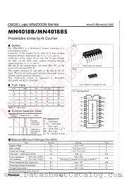 MN4018B datasheet pdf Panasonic