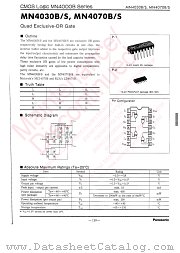 MN4030BS datasheet pdf Panasonic
