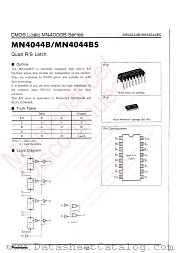 MN4044BS datasheet pdf Panasonic