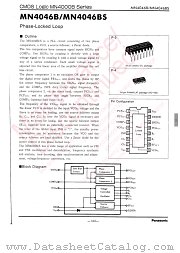 MN4046B datasheet pdf Panasonic