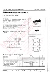 MN4050B datasheet pdf Panasonic