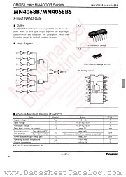 MN4068BS datasheet pdf Panasonic