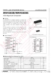 MN4585BS datasheet pdf Panasonic