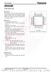 MN5286 datasheet pdf Panasonic