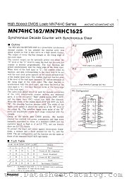 MN74HC162 datasheet pdf Panasonic