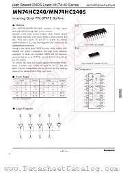 MN74HC240S datasheet pdf Panasonic