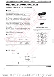 MN74HC242S datasheet pdf Panasonic