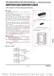 MN74HC280 datasheet pdf Panasonic