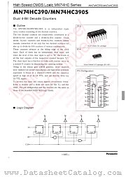MN74HC390S datasheet pdf Panasonic