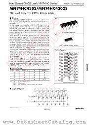 MN74HC4302 datasheet pdf Panasonic