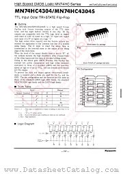 MN74HC4304 datasheet pdf Panasonic