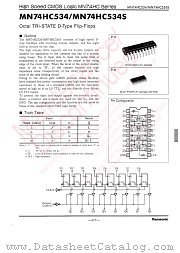 MN74HC534 datasheet pdf Panasonic