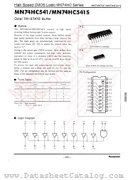 MN74HC541 datasheet pdf Panasonic