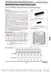 MN74HC564 datasheet pdf Panasonic