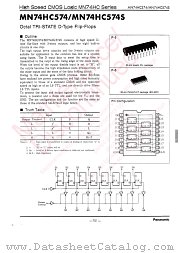 MN74HC574 datasheet pdf Panasonic