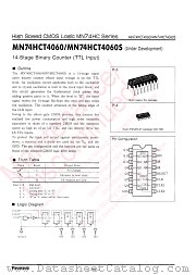 MN74HCT4060 datasheet pdf Panasonic