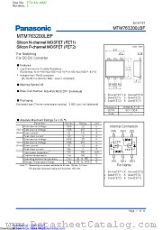 MTM76320 datasheet pdf Panasonic