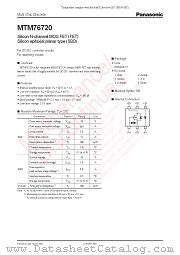 MTM76720 datasheet pdf Panasonic