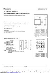 MTM78E2BLFBF datasheet pdf Panasonic