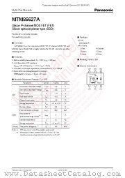 MTM86627A datasheet pdf Panasonic