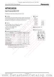 MTMC8E28 datasheet pdf Panasonic