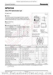 NP041A4 datasheet pdf Panasonic