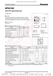 NP041A6 datasheet pdf Panasonic