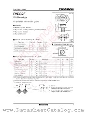 PN332F datasheet pdf Panasonic