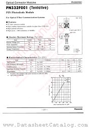 PN332F001 datasheet pdf Panasonic