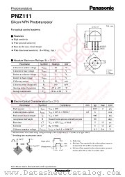 PNZ111 datasheet pdf Panasonic