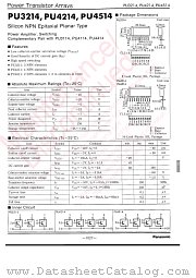 PUB4514 datasheet pdf Panasonic