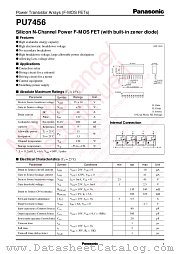 PUB4756 datasheet pdf Panasonic