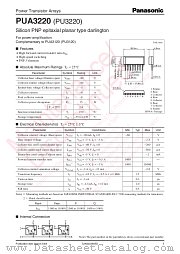 PUA3220 datasheet pdf Panasonic